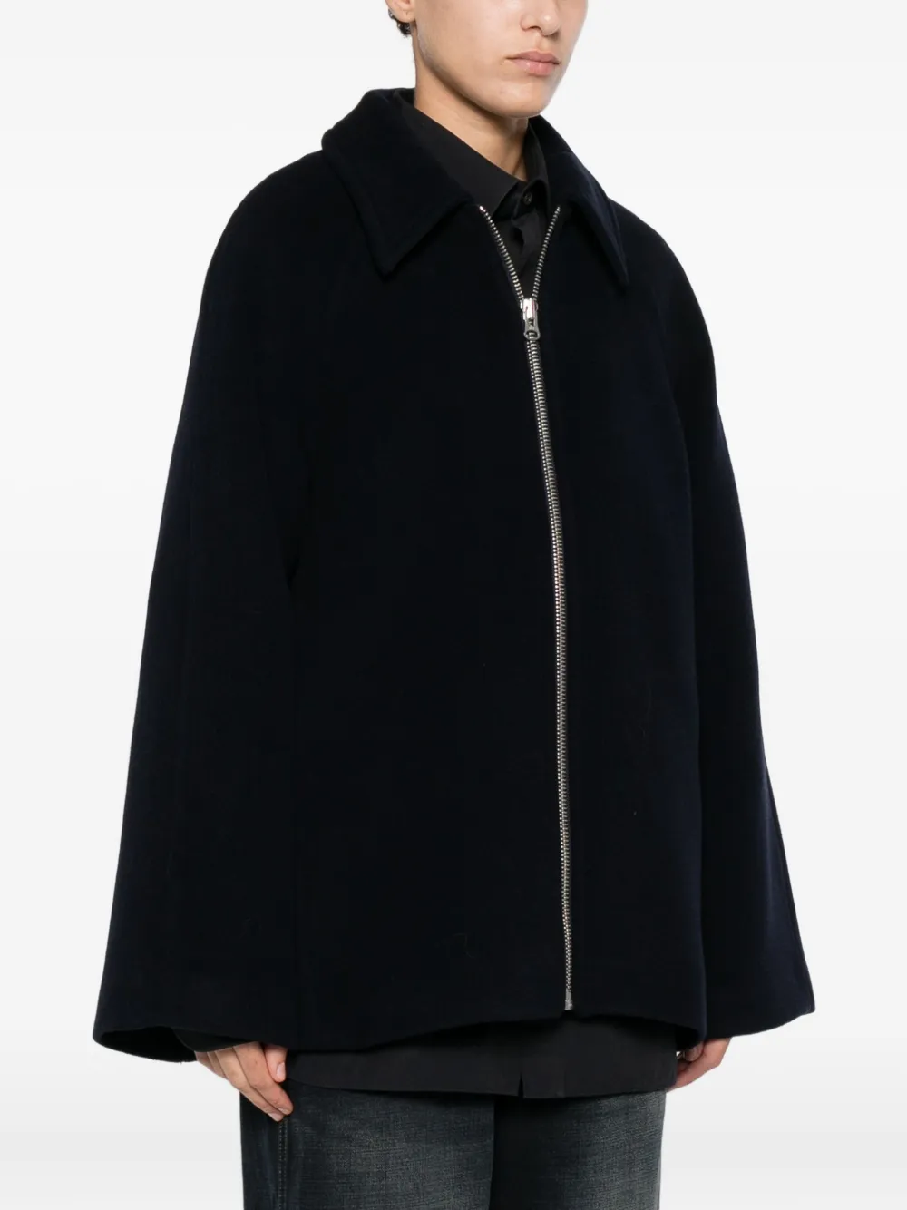 Samsoe & Samsoe Point-collar Jacket In Black