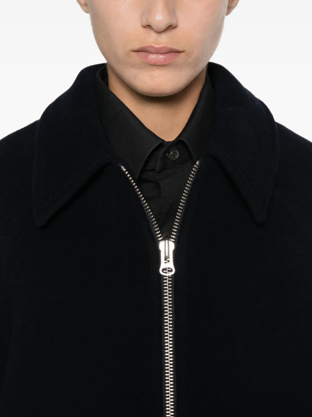 Samsoe & Samsoe Point-collar Jacket In Black