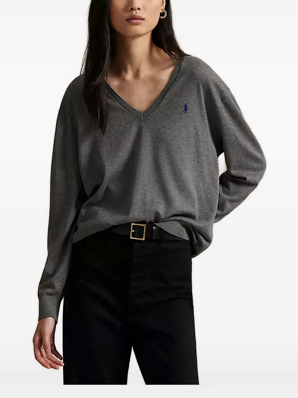 Polo Ralph Lauren グレー セーター ポロ ラルフローレン POLO RALPH LAUREN ニット セーター ポニー