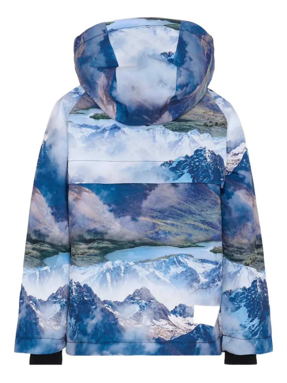 Molo Castor Snowy Mountains-print hooded jacket | Teen Padded Jackets | Image 2