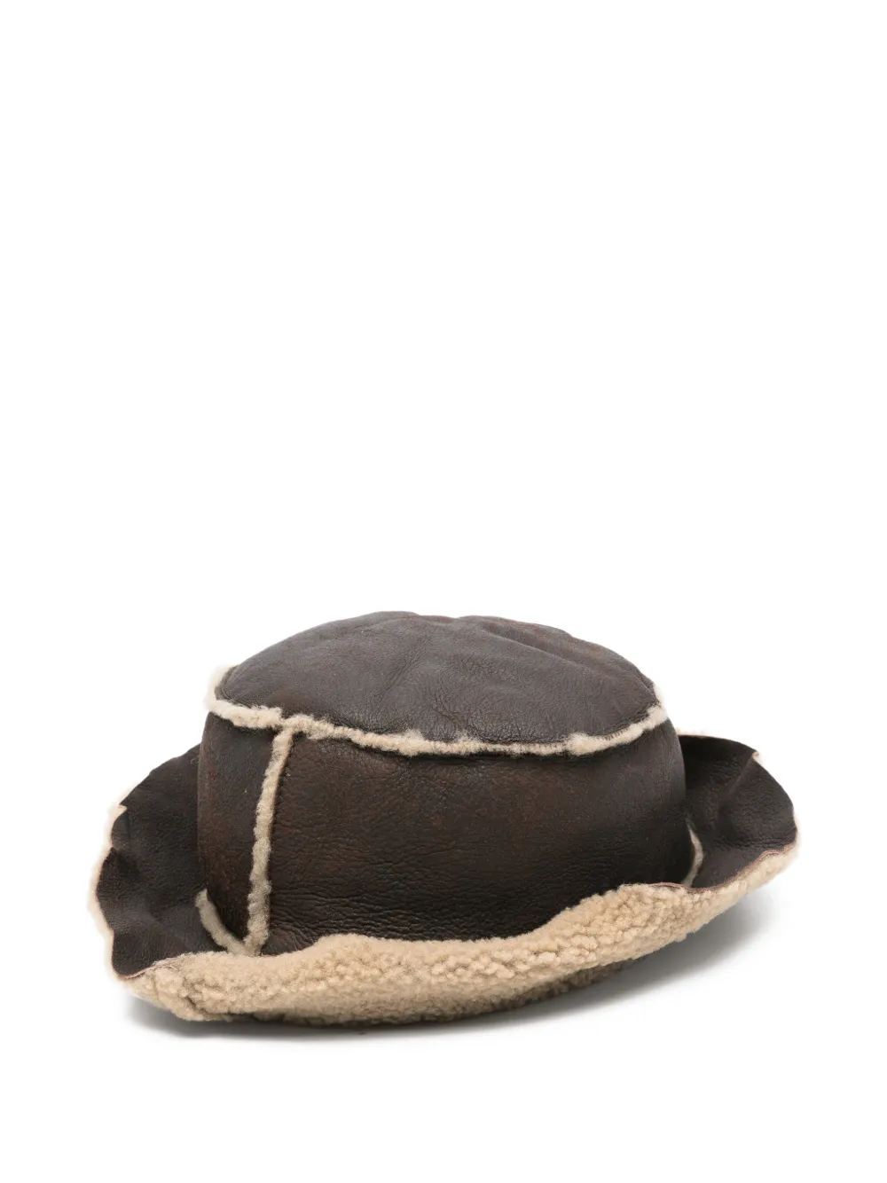 Miu Miu Pre-Owned 2000s Hat | Brown | Image 1