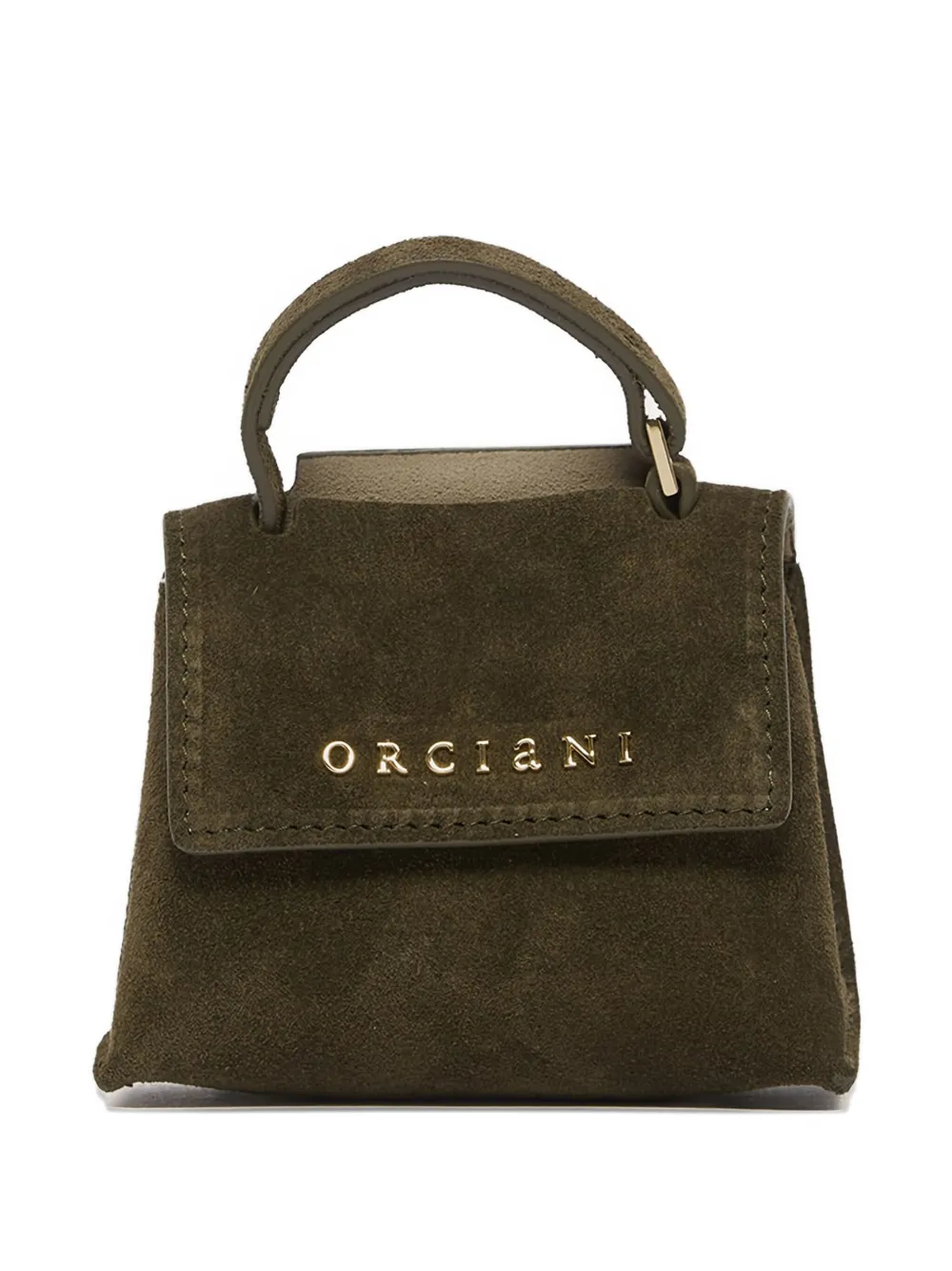 Orciani Mini Sveva Tote Bag In Green