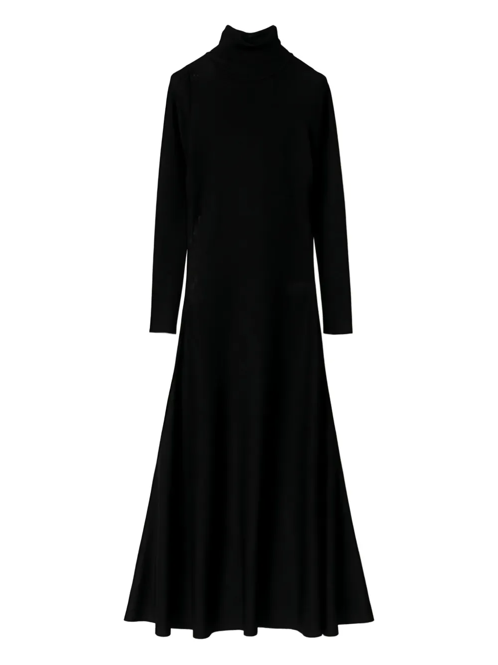 Fabiana Filippi Ribbed-knit Midi Dress In Black