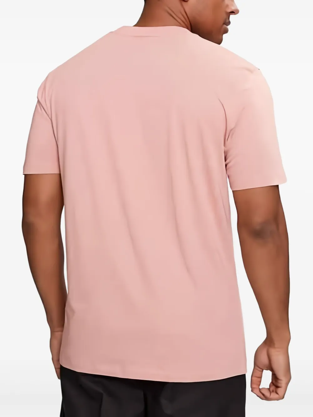 Hugo Boss Logo T-shirt In Pink