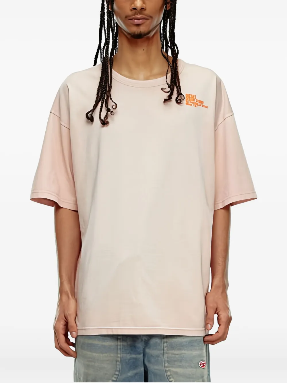 Diesel T-Boxt-N7 T-shirt Roze