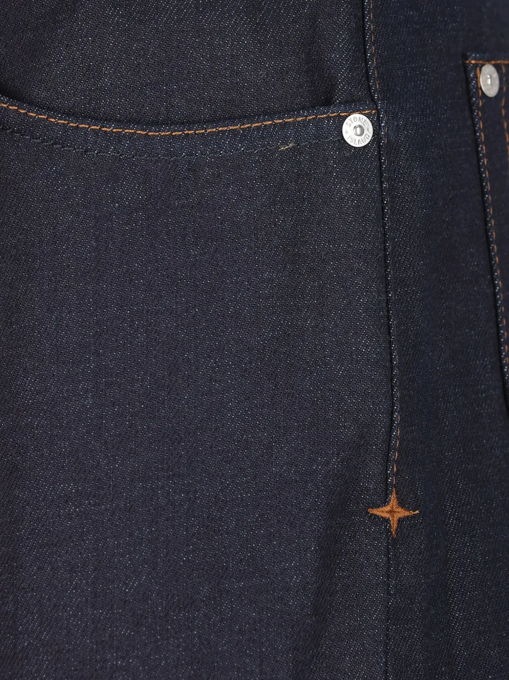 Stone Island Katoenen jeans met vijf zakken Blauw