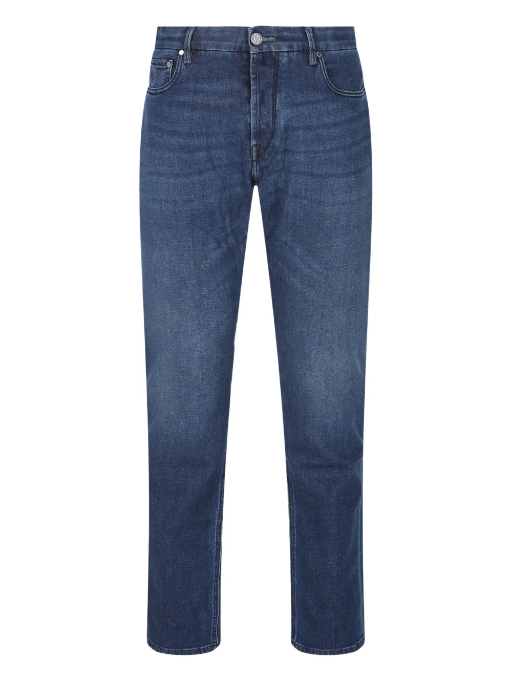 Hand Picked Ravello patch pocket trousers | Blue | Image 1