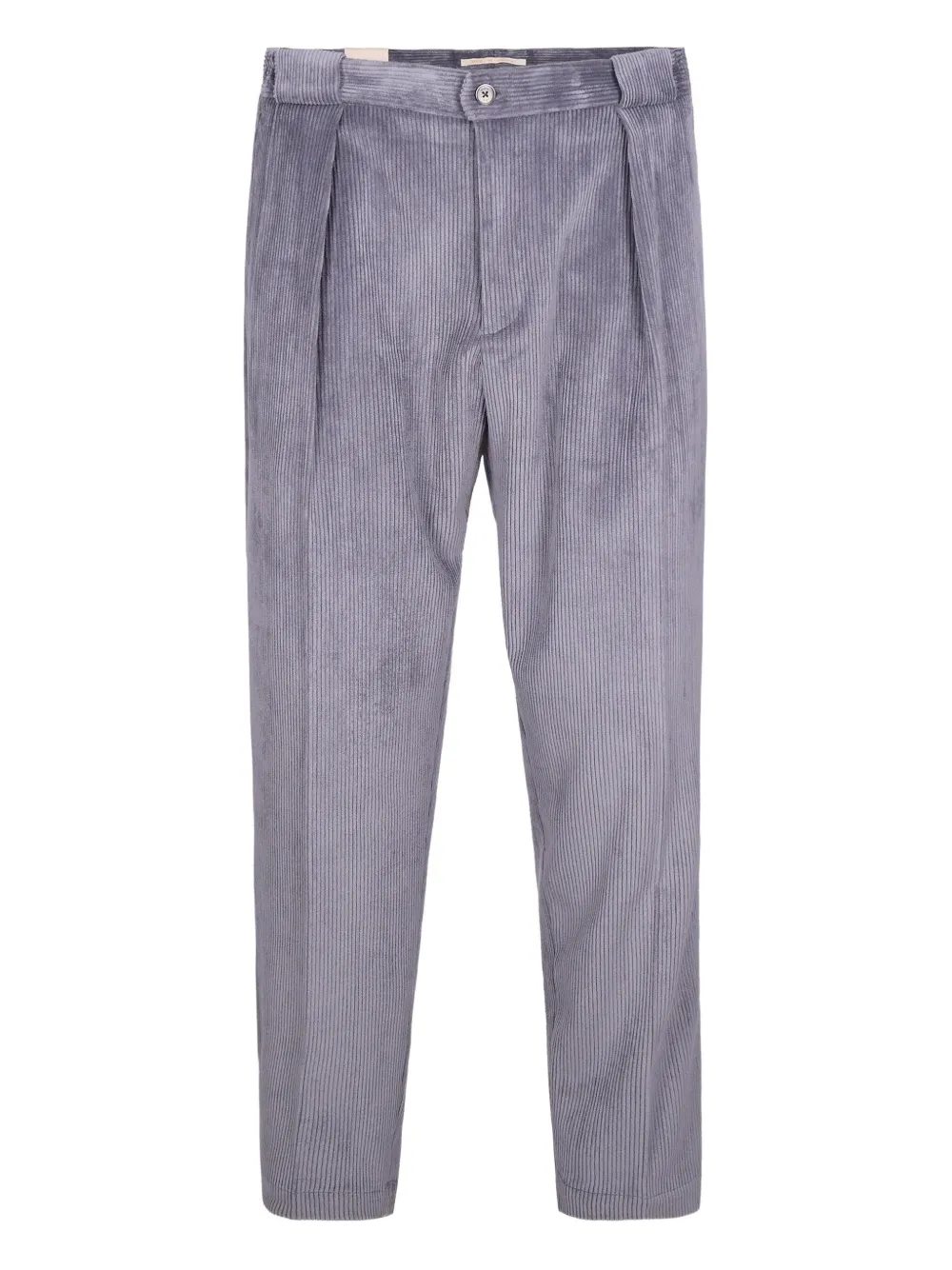 Briglia 1949 Calça de veludo cotelê com pregas | Cinza | Image 1