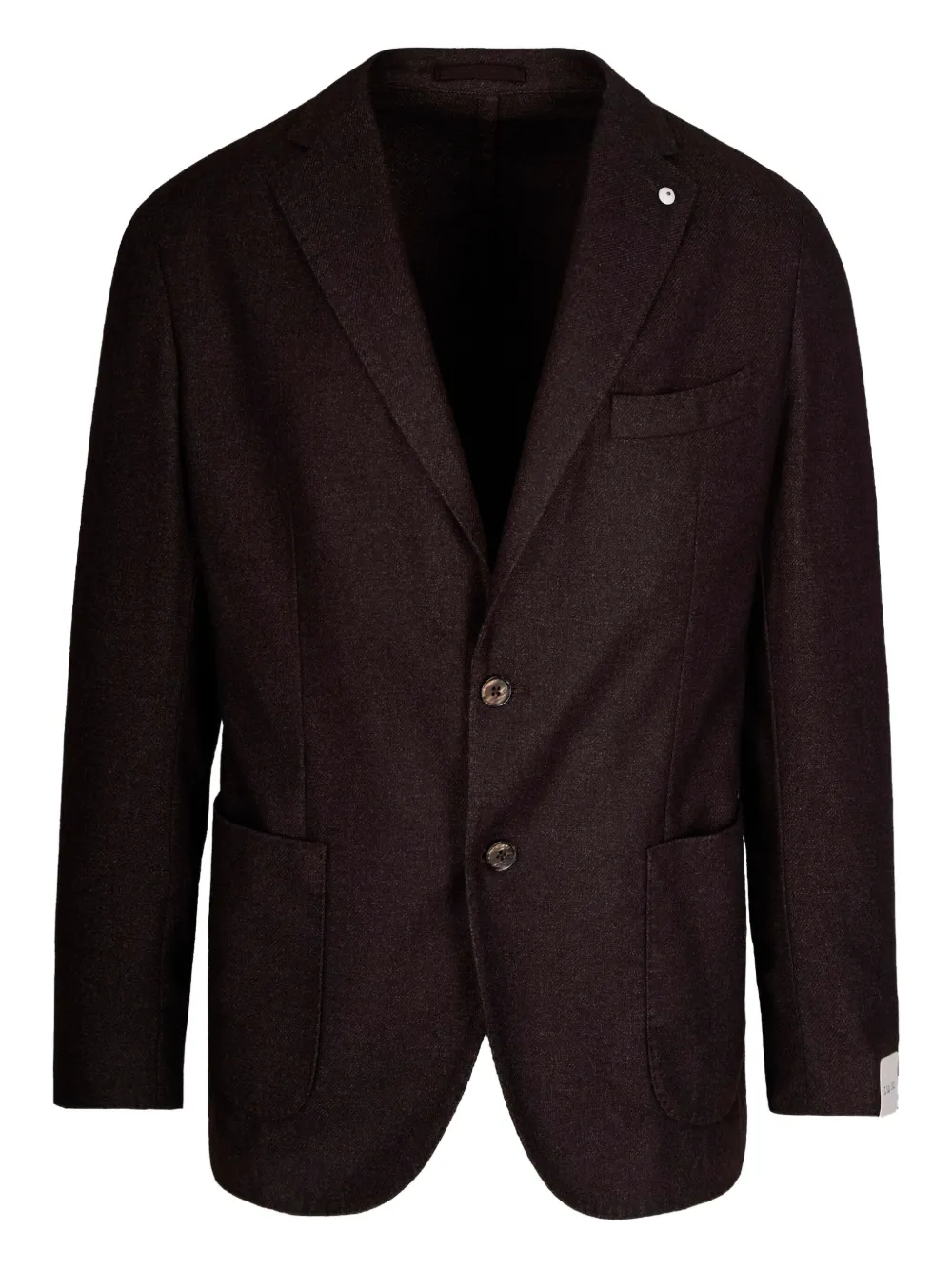 L.B.M. 1911 notched lapel blazer | Brown | Image 1