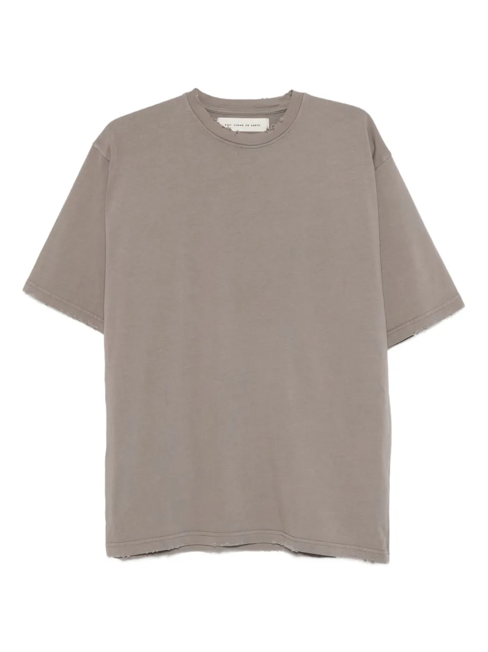 STAY HUMAN ON EARTH フレイド Tシャツ - ニュートラル STAY HUMAN ON EARTH フレイド Tシャツ - ニュートラル