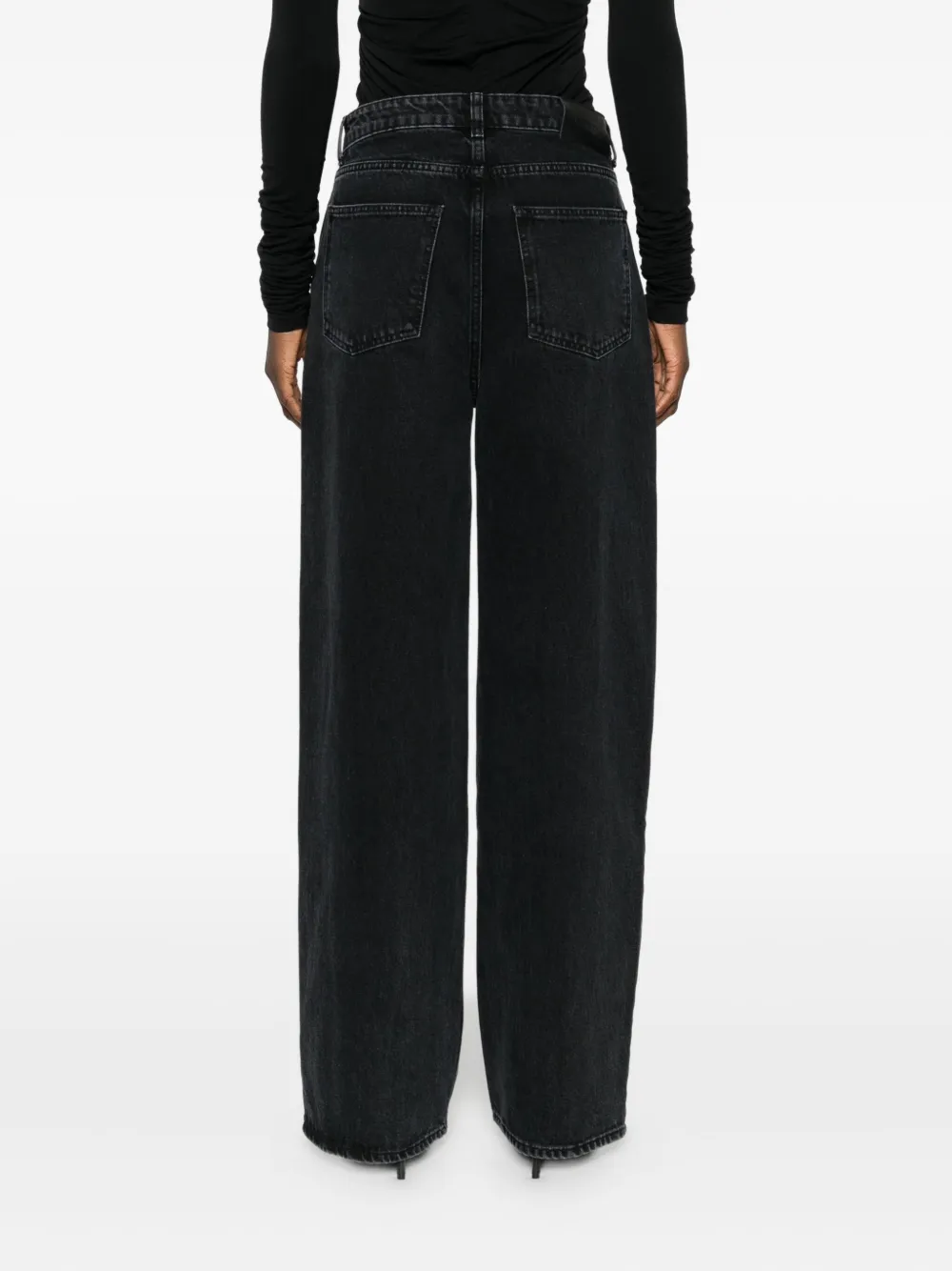 Rotate Birger Christensen Cotton Pants In Black