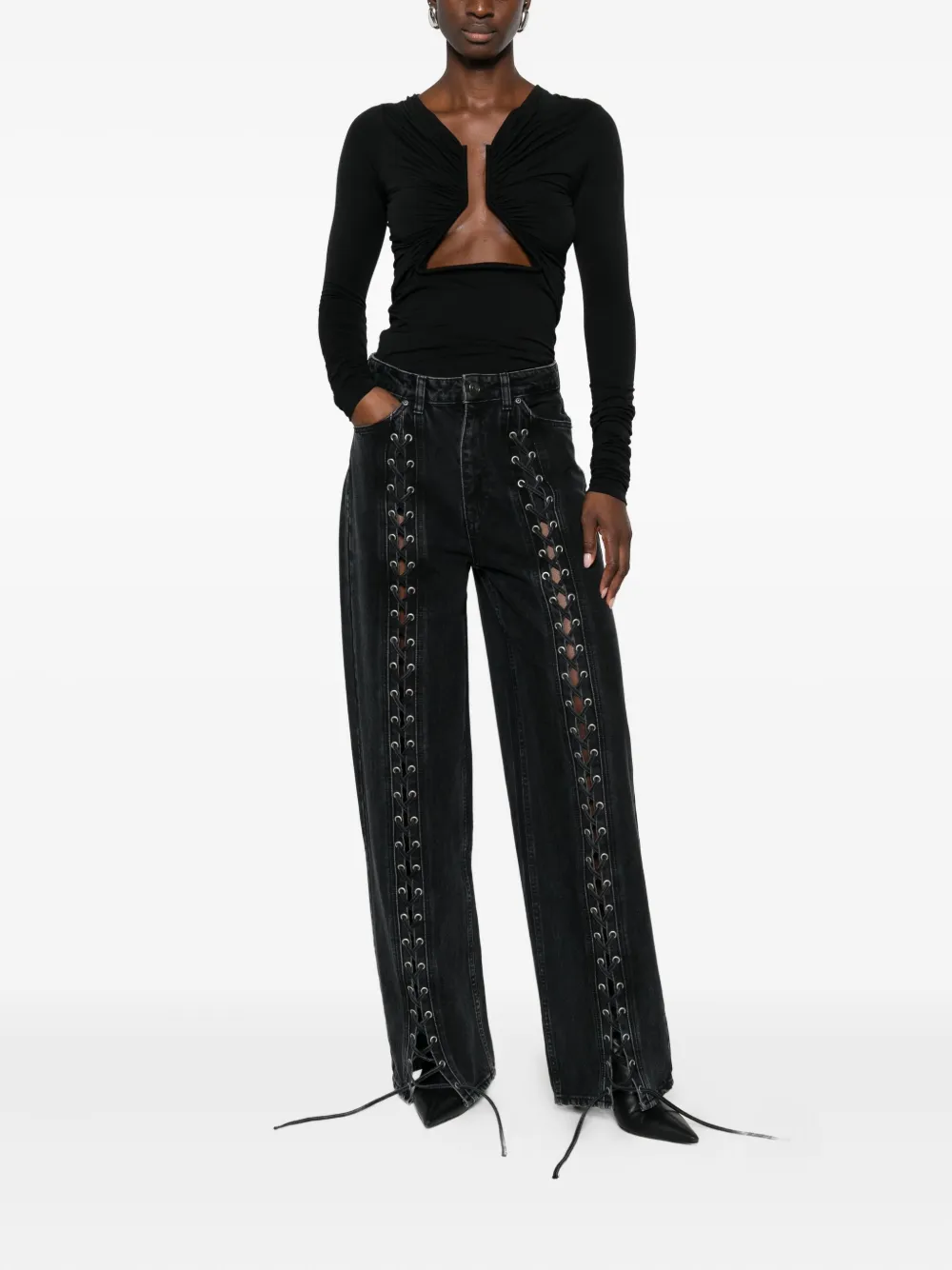 ROTATE BIRGER CHRISTENSEN vaqueros con cordones | Jeans rectos | Image 2
