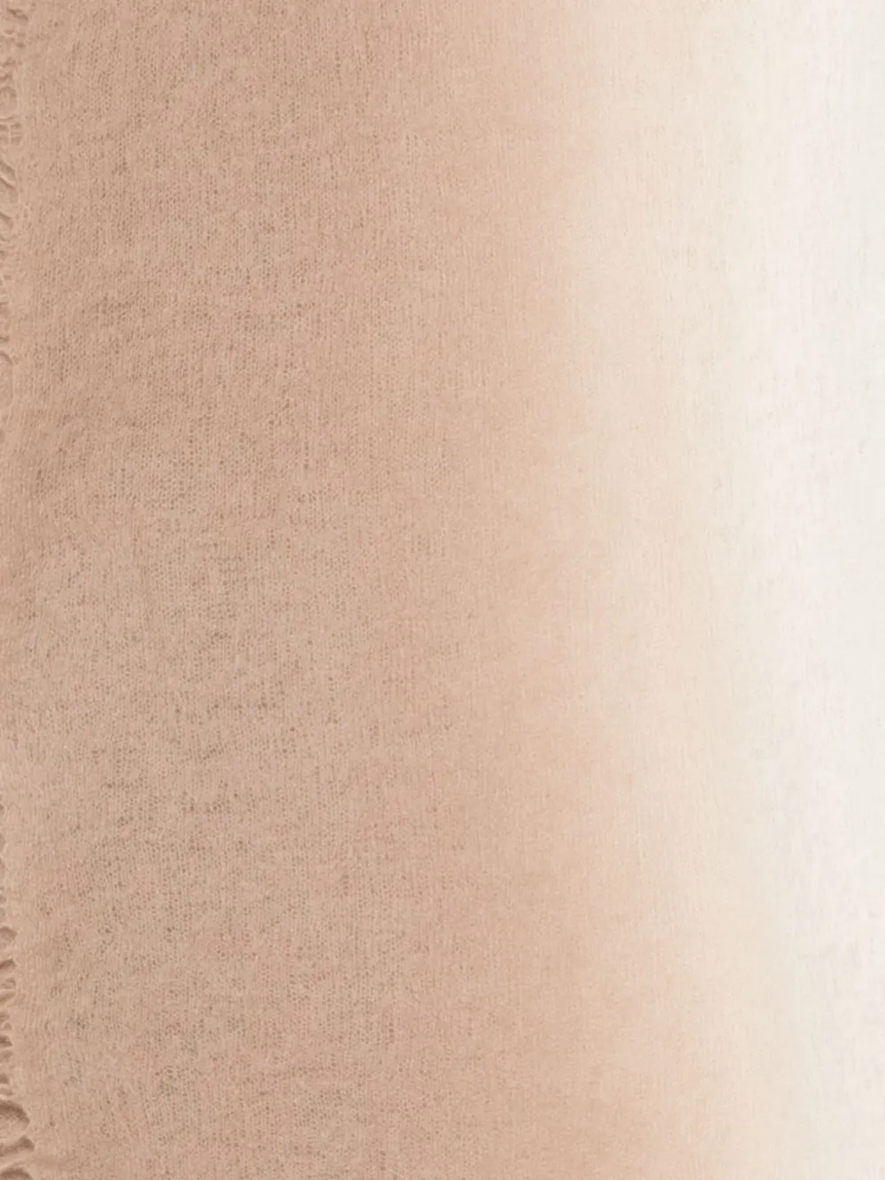 MOULETA frayed scarf - Beige