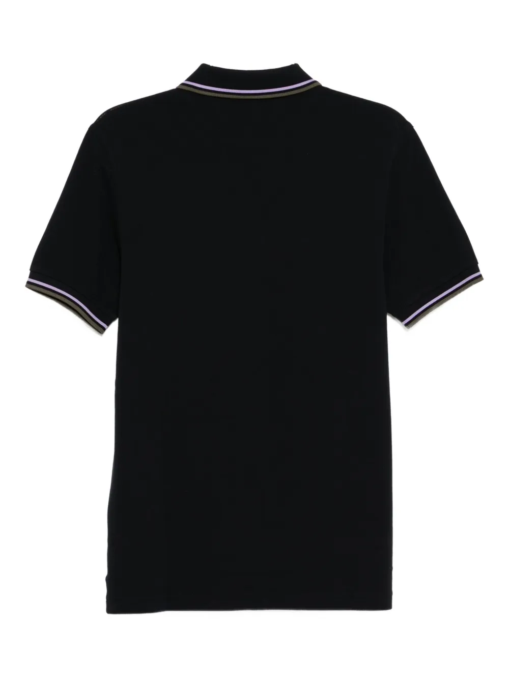 Fred Perry Poloshirt met geborduurd logo - Zwart