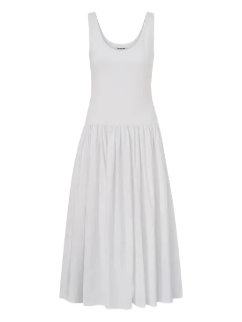 La Piscine gathered midi dress
