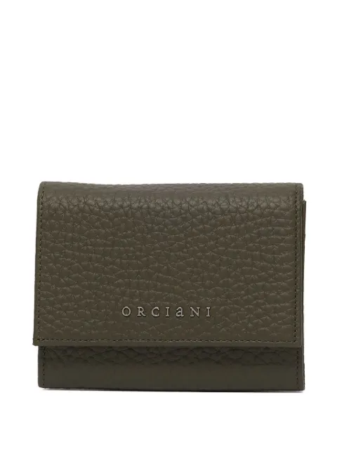 Orciani cartera pequeña con aplique del logo