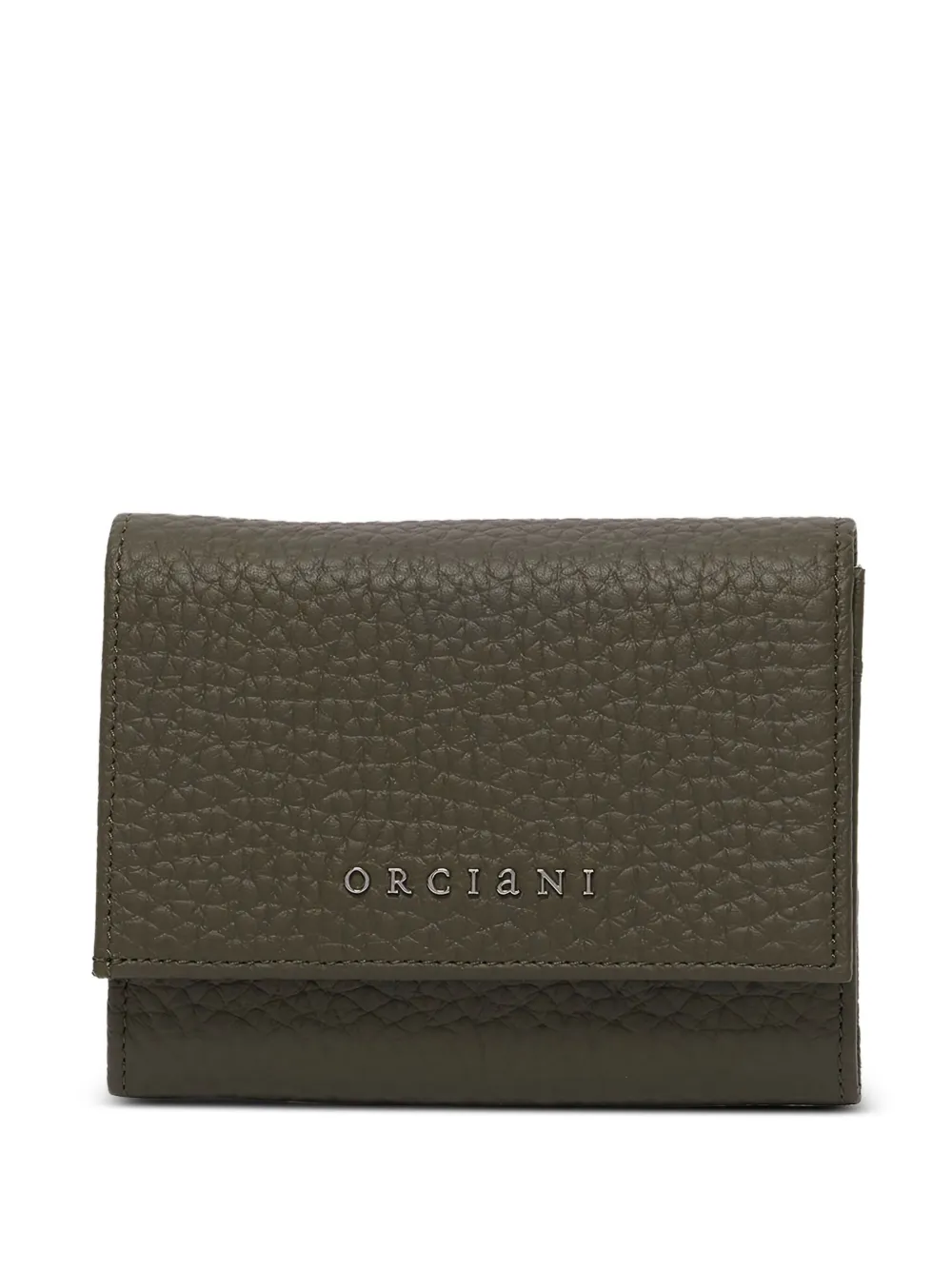 Orciani small logo-appliqué wallet | Green | Image 1