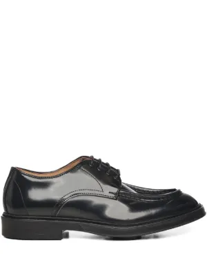 Calvin Klein lace-up Leather Derby Shoes | Black | FARFETCH display picture 3
