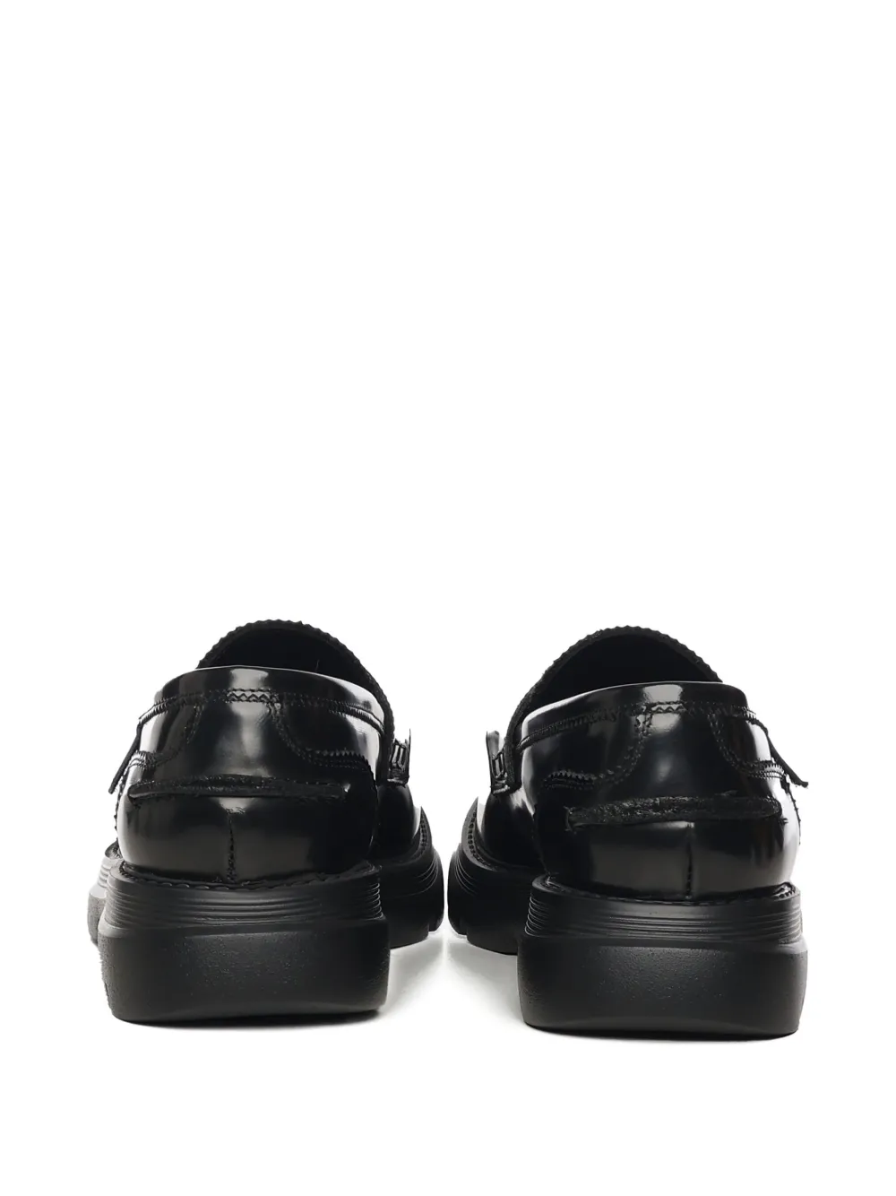 Giuliano Galiano Bryan Mocassins leren loafers Zwart