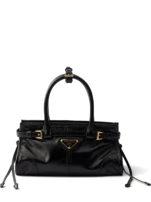 Prada Medium Bonnie Tote Bag | Black | FARFETCH