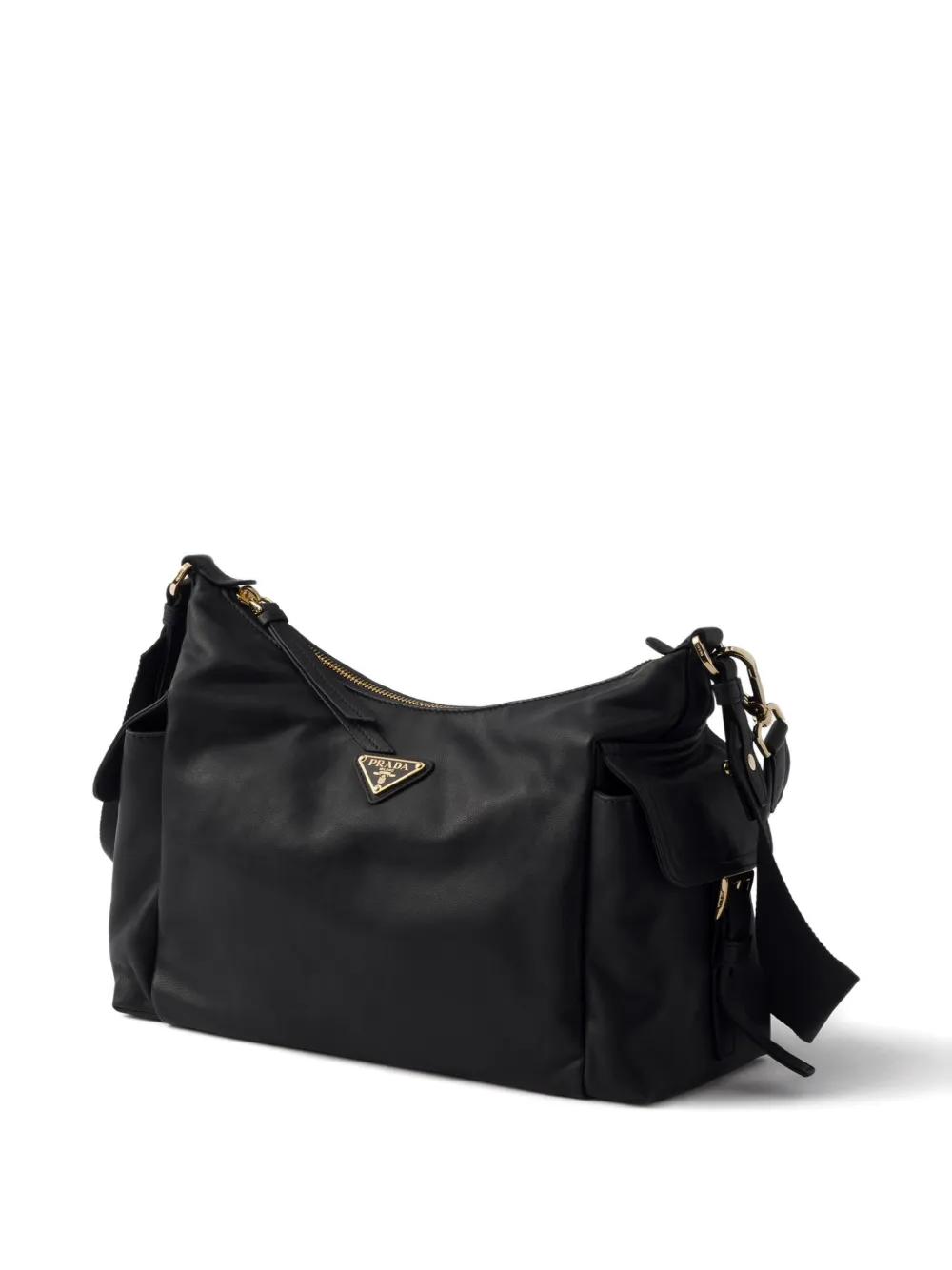 Prada Grote Explore leren tas Zwart