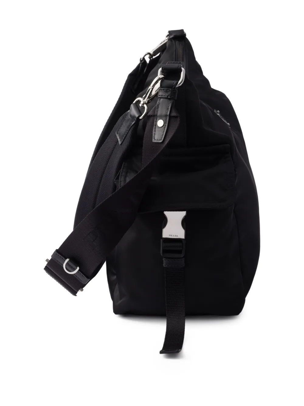 Prada Explore side-pockets Messenger Bag | Black | FARFETCH HK