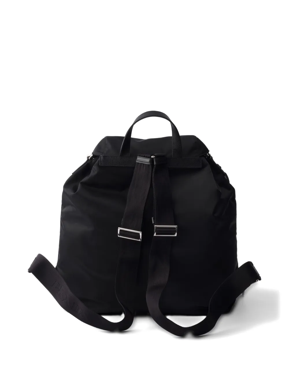 Prada Front-pockets Backpack In Black