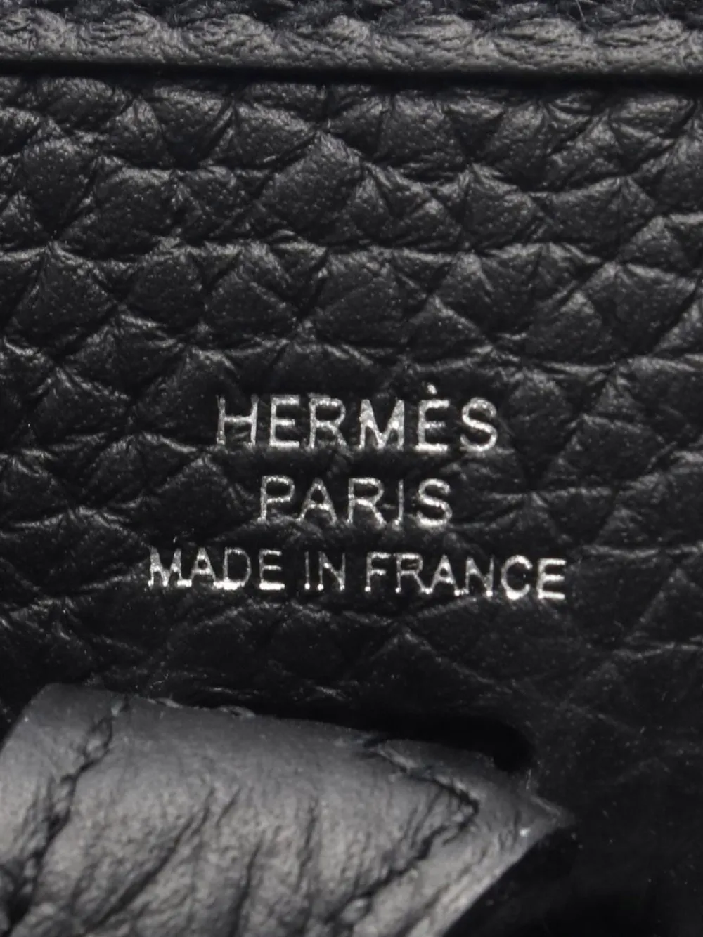 Pre-owned Hermes 2024 Clemence Evelyne Tpm Crossbody Bag In Black