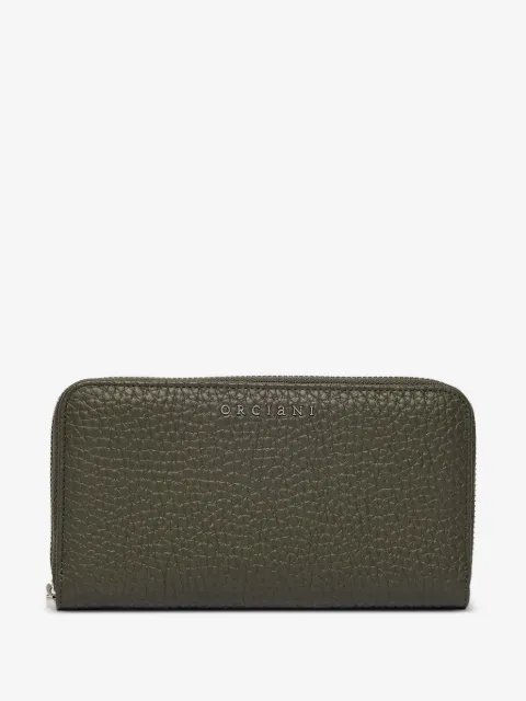 Orciani large zip-around wallet