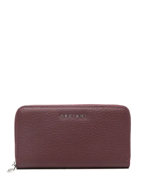 Orciani large zip-around wallet