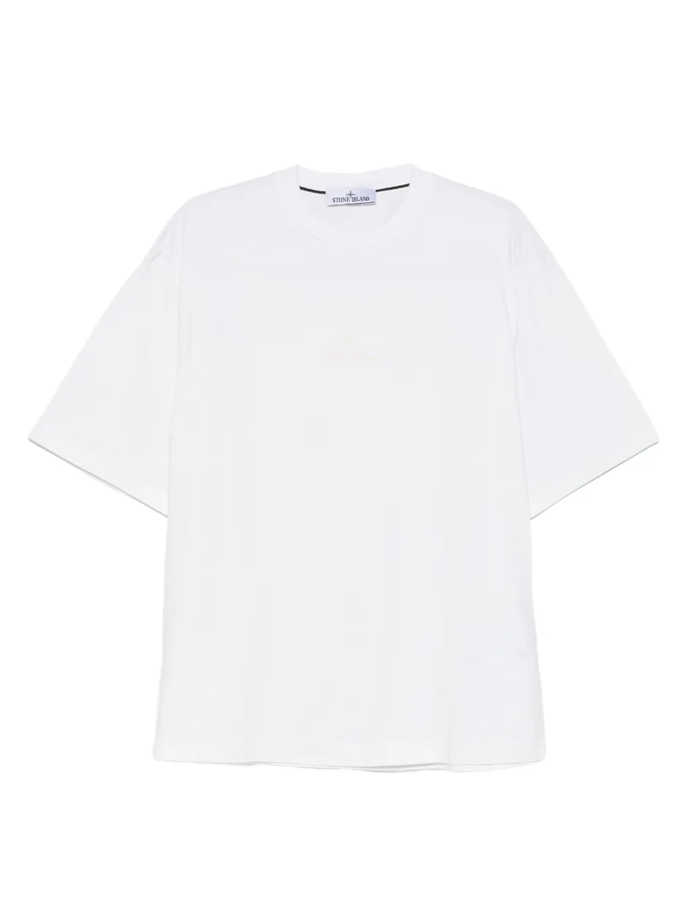 Stone Island playera con logo bordado | blanco | Image 1