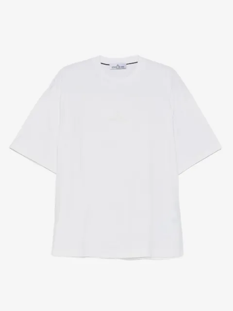 Stone Island logo-embroidered T-shirt