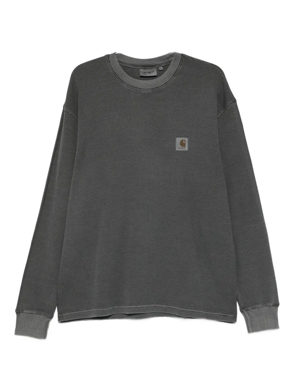 Carhartt WIP Camiseta mangas longas com patch de logo | Preto | Image 1
