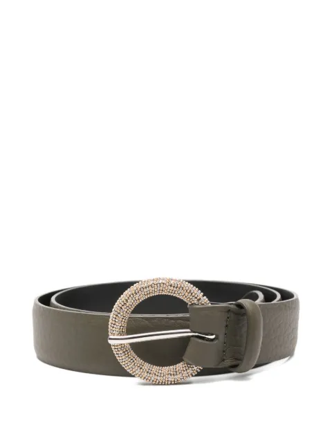 Orciani beaded leather belt