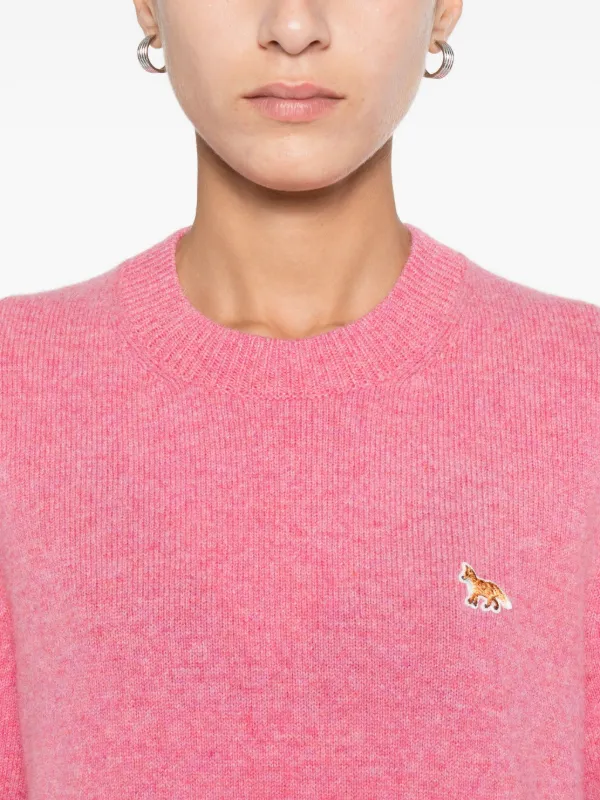 MAISON KITSUNÉ ピンク スウェット M MAISON KITSUNÉ ピンク トレーナー