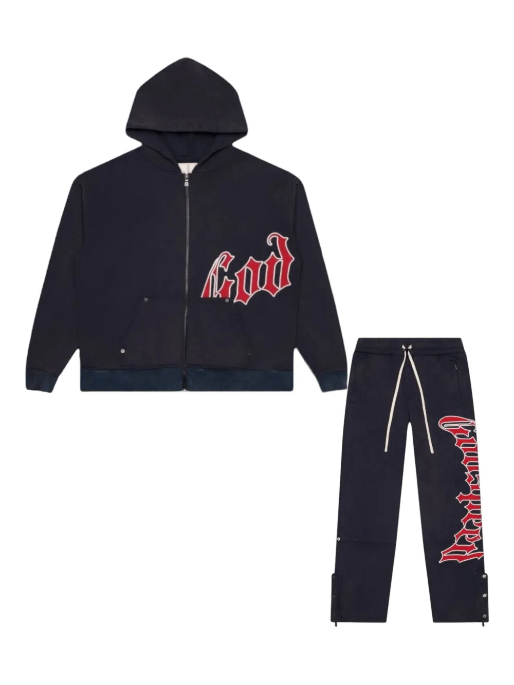 GODSPEED OG Logo V2 embroidered tracksuit | Blue | Image 1