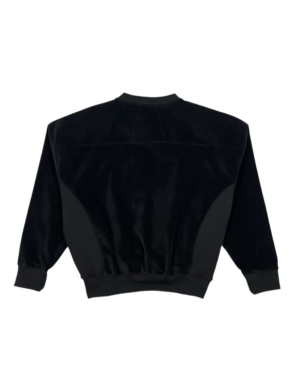RHUDE Classique velour crew-neck sweatshirt - Zwart