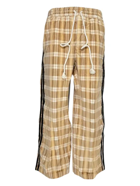 Song For The Mute x Adidas plaid drawstring trousers