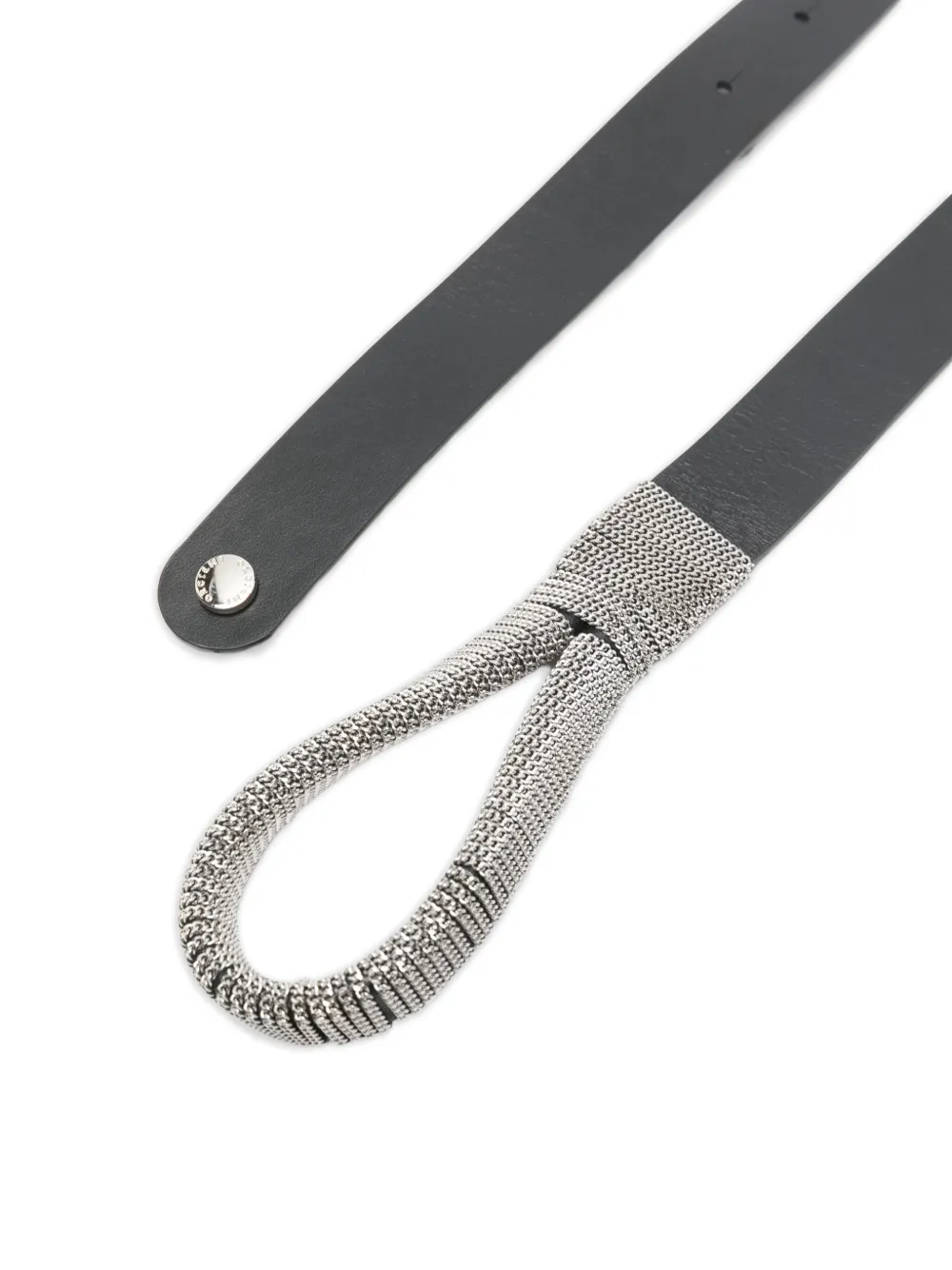 Orciani Rok verfraaid met ketting Zwart