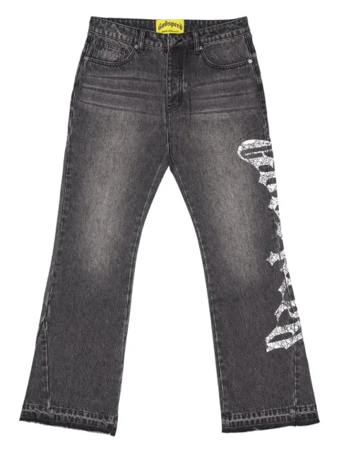 GODSPEED OG Logo flared jeans