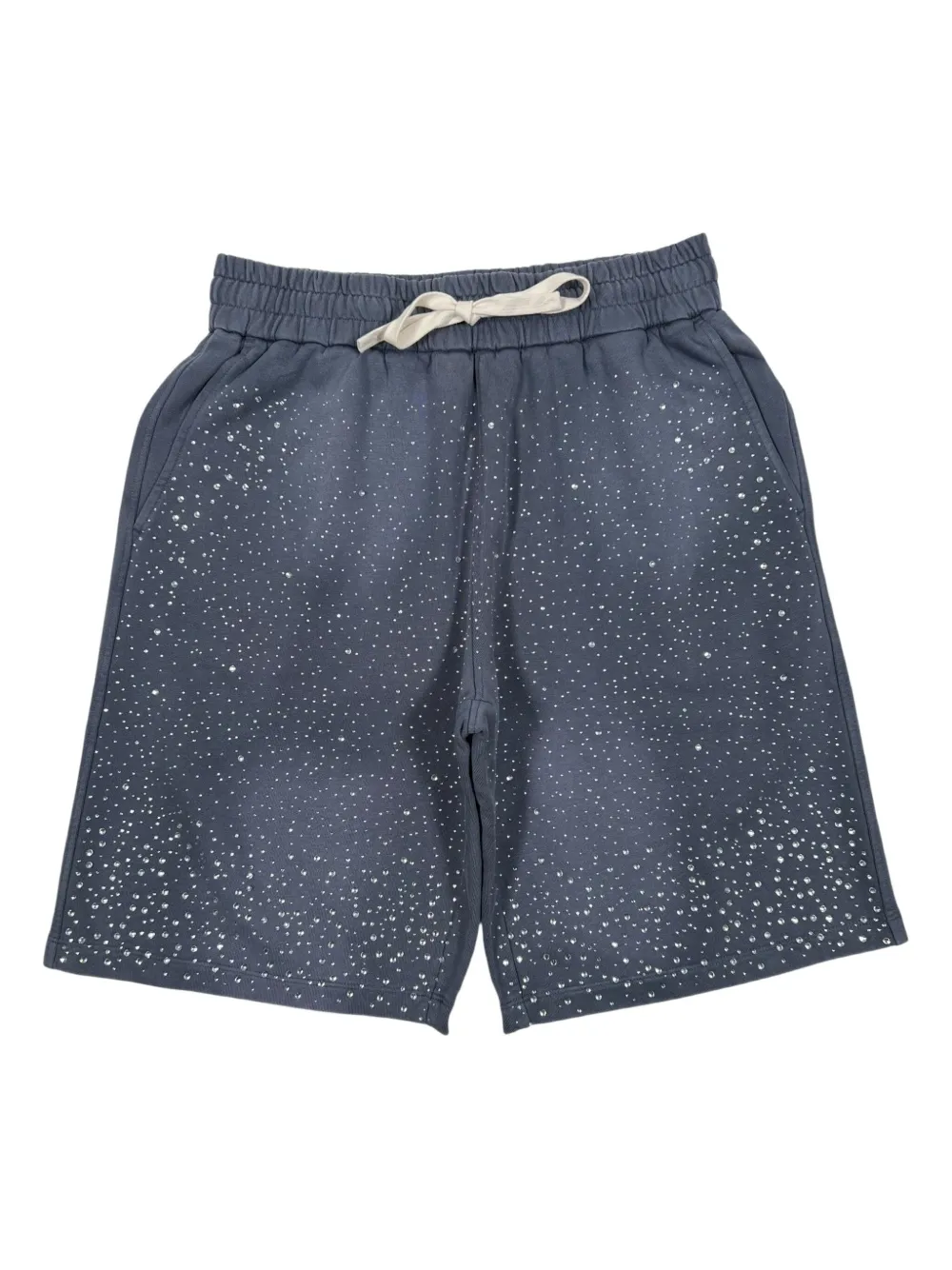 Duaa Success Stone Track Shorts In Blue