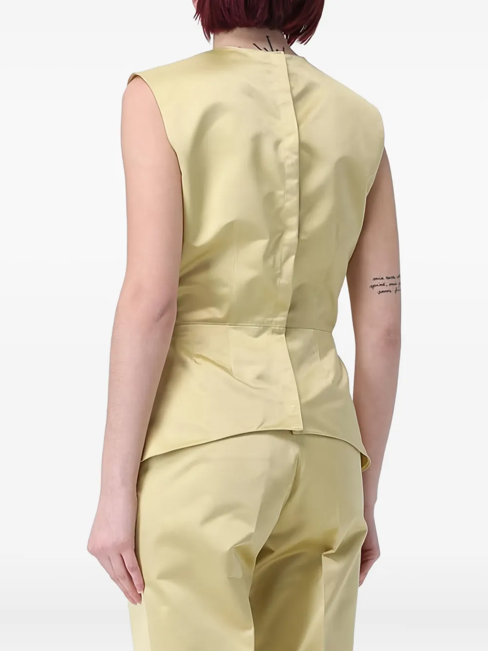 Fabiana Filippi Satijnen shirt Groen