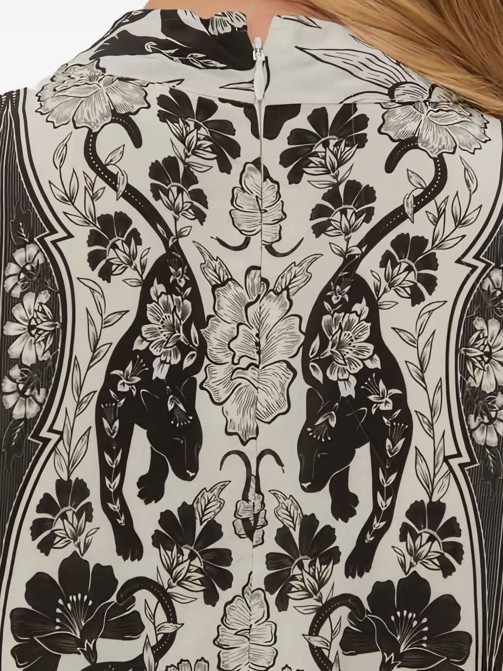 FARM Rio Mini-jurk met bloemenprint Wit