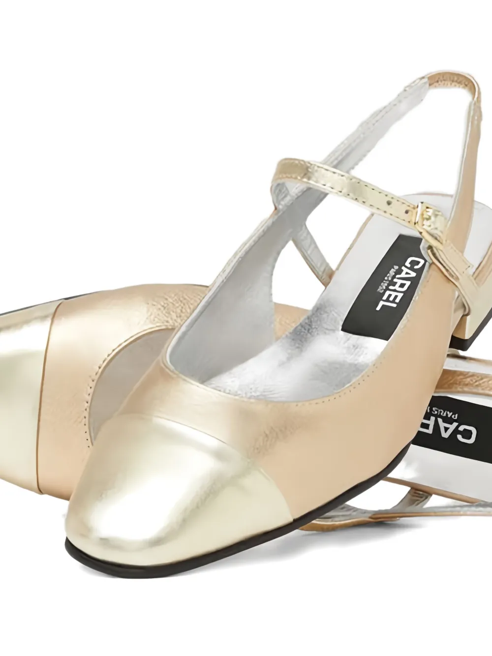 Carel Paris Oceano slingback pumps Goud