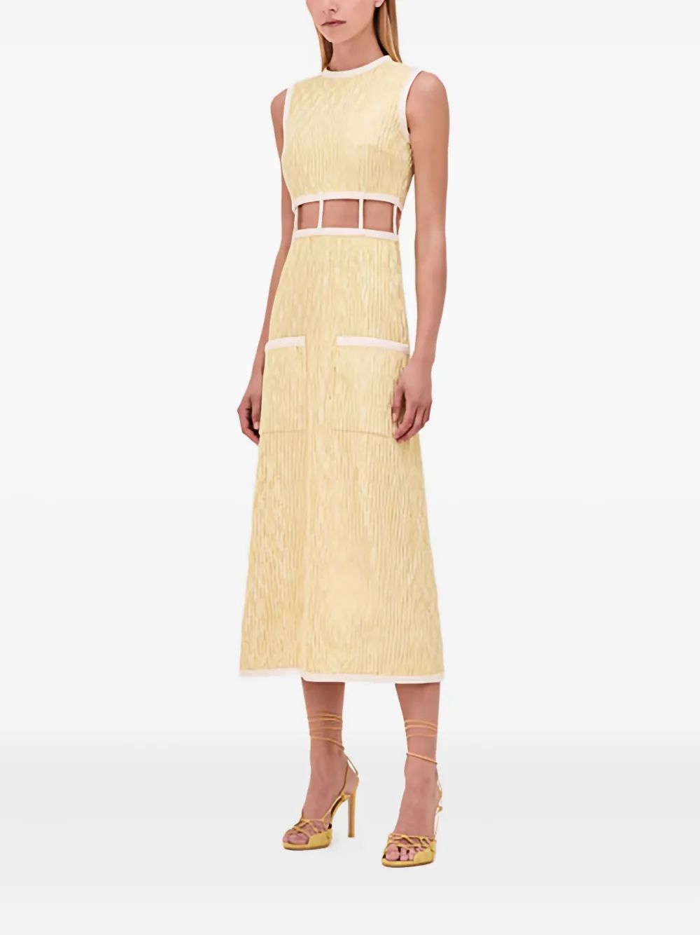 Alexis Renee Cut-out Dress In Nude