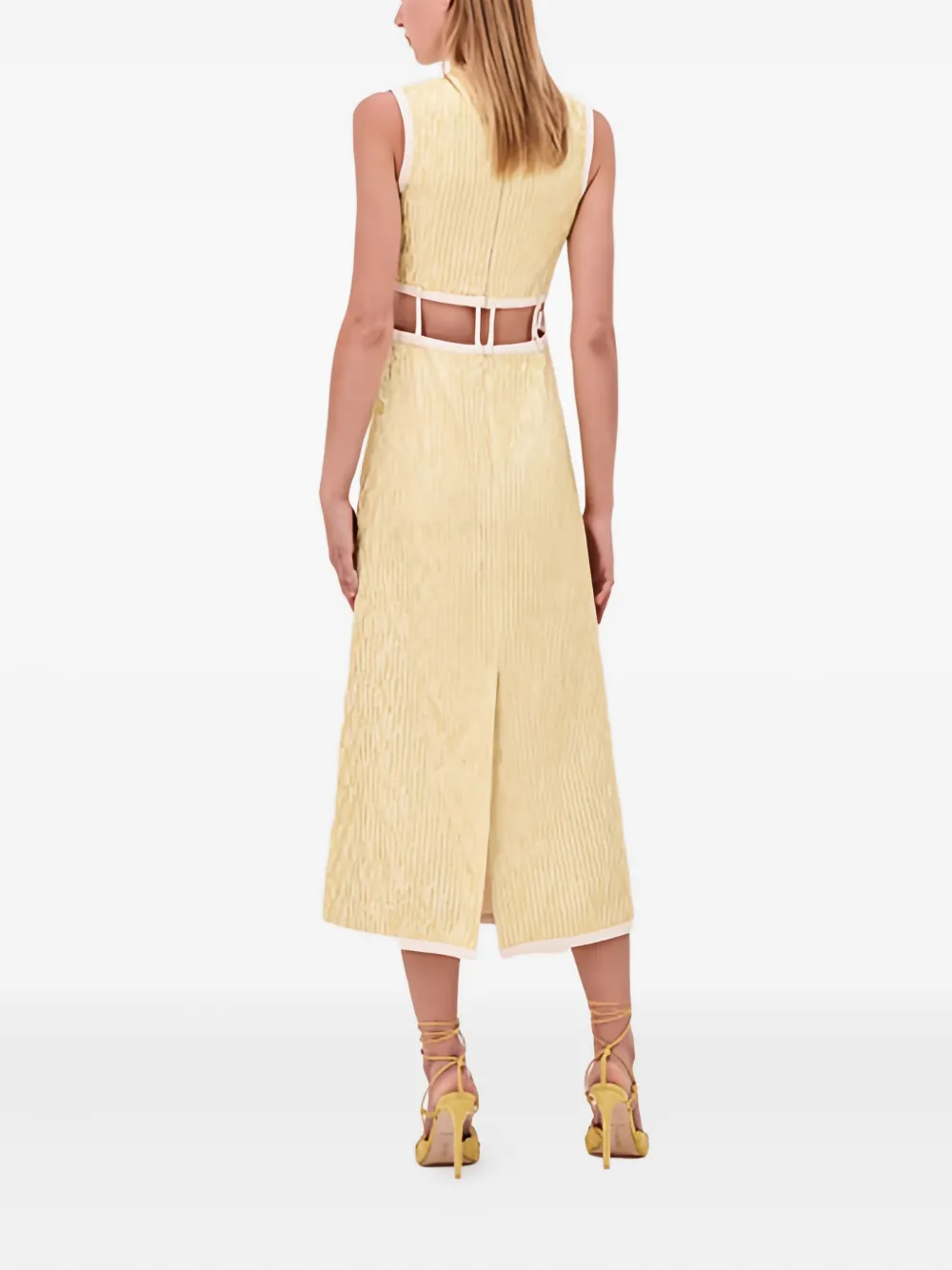 Alexis Renee Cut-out Dress In Nude