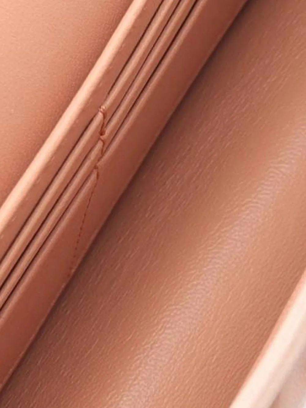 Pre-owned Fendi 2010-2025 Zucca Embossed Leather Baguette Wallet On Chain Satchel In Pink