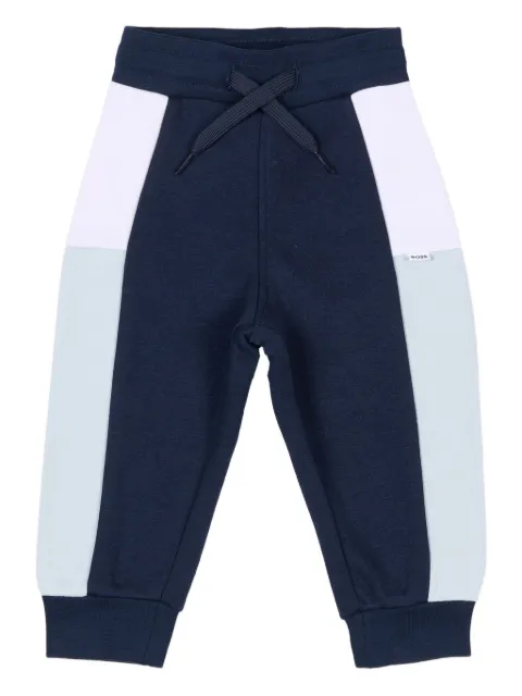 BOSS Kidswear colour-block track pants
