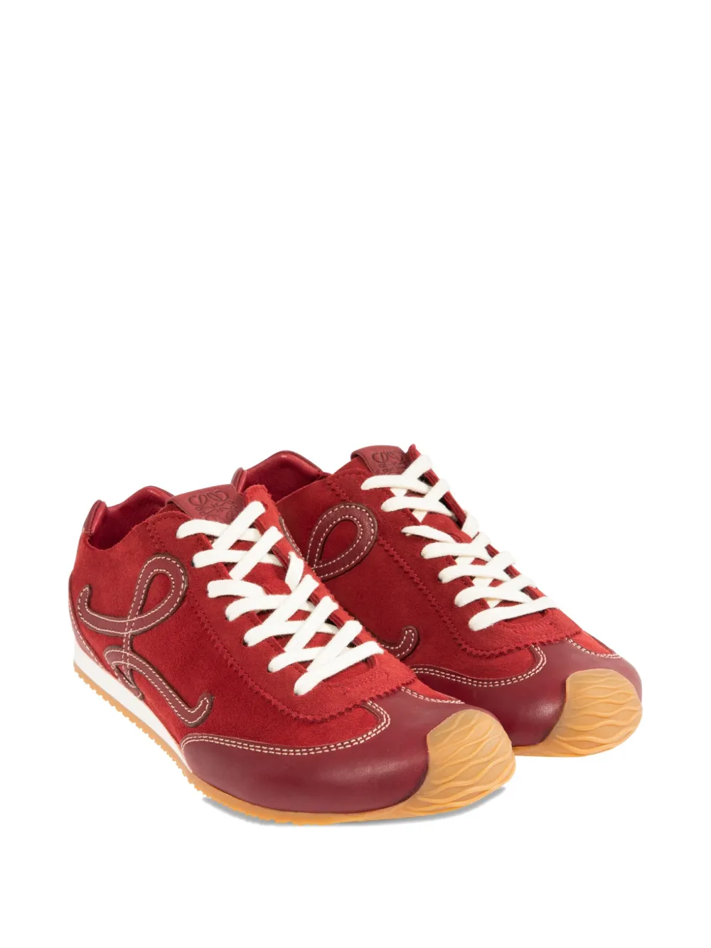 LOEWE logo appliqué ballet runner sneakers - Rood