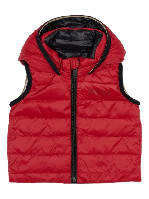 BOSS Kidswear hooded reversible gilet